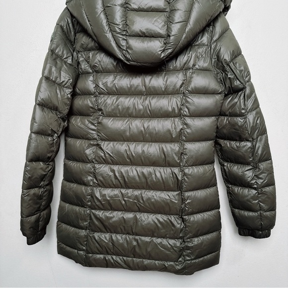 Point Zero Womens Small Pro Long Mid Weight Puffer Jacket Juniper - Picture 12 of 16